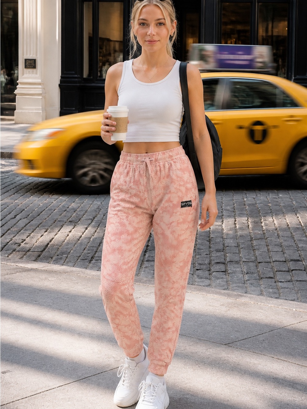 Spyder Pink Camo Track Joggers